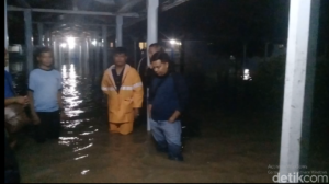 Banjir merendam 7 blok ruang tahanan Lapas Kelas II A Jambi