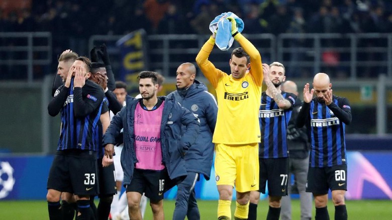 Inter Milan tersingkir dari Liga Champions.