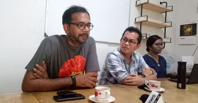 Konpers tim advokasi Novel desak KPK gunakan pasal obstruction of justice