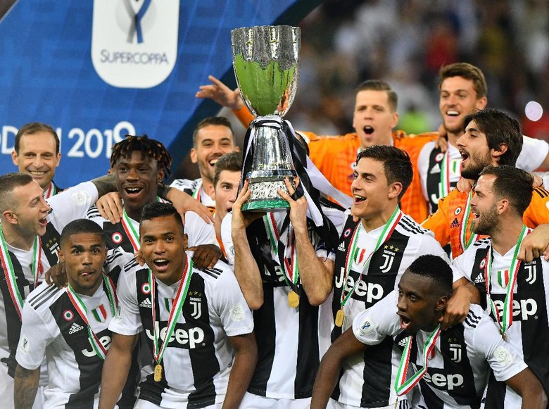 Juventus memenangi Piala Super Italia ke delapan
