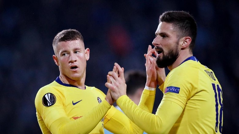 Chelsea menang 2-1 di markas Malmo.