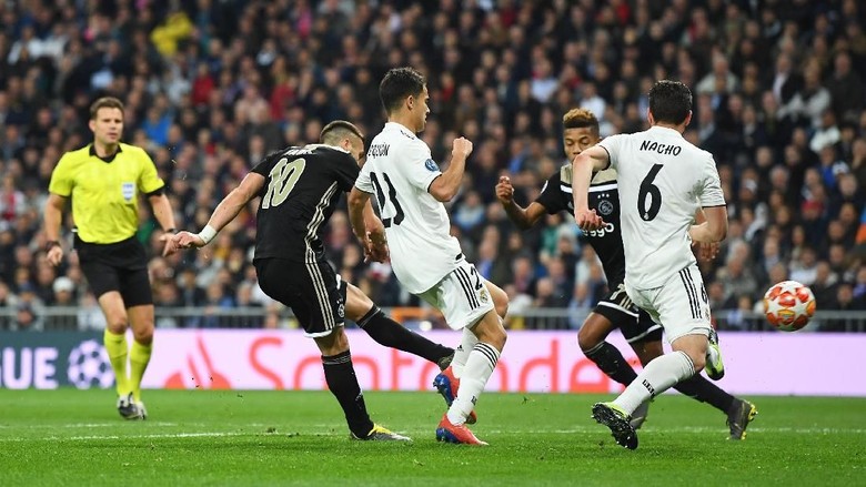 Ajax lolos ke perempatfinal Liga Champions usai menyingkirkan Real Madrid