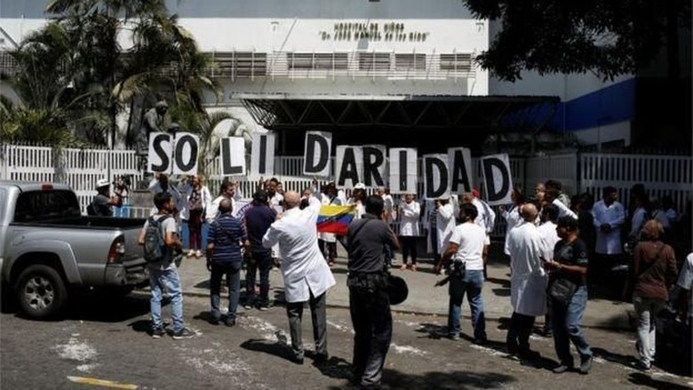 Demonstrasi di Venezuela