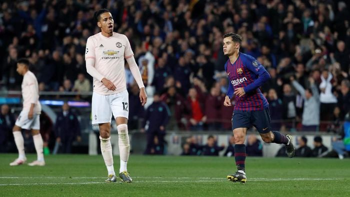 Barcelona ke semifinal Liga Champions usai menang 3-0 atas Manchester United