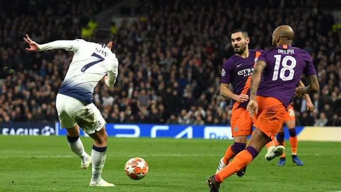 Tottenham Hotspur vs Man City berakhir 1-0