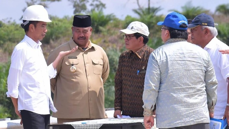 Jokowi saat di Kalimantan Timur
