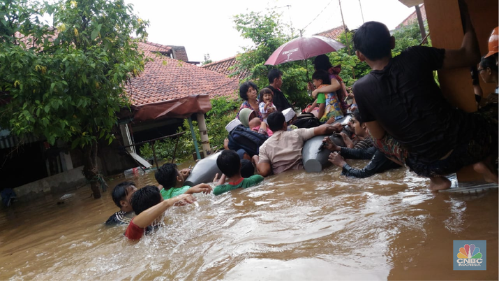 Banjir di kawasan Cipinang