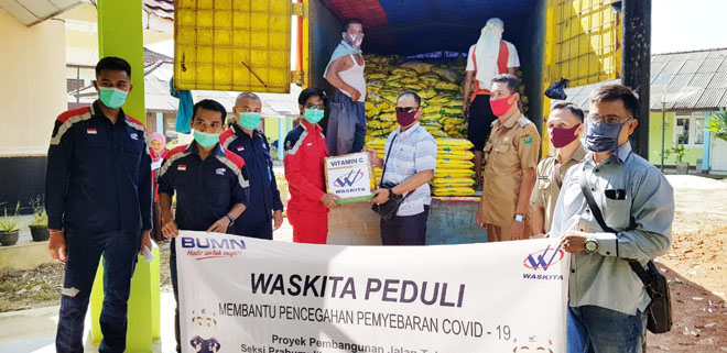 Bantuan beras dari Waskita