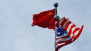 Bendera China-Amerika