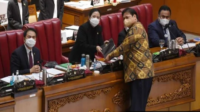 Rapat pengesahan UU Cipta Kerja 5 Oktober lalu
