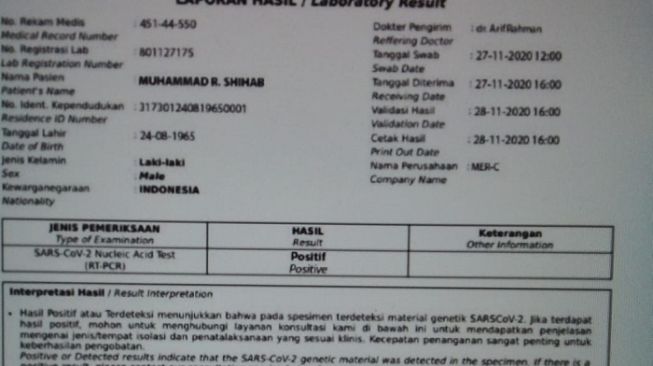 Hasil Lab