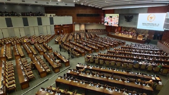 Ilustrasi Sidang Paripurna DPR RI