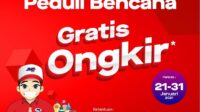 Peduli Bencana Gratis Ongkir