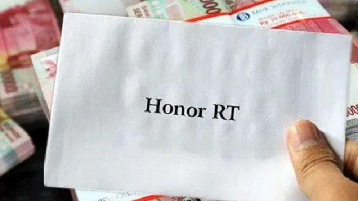 Ilustrasi honor ketua RT