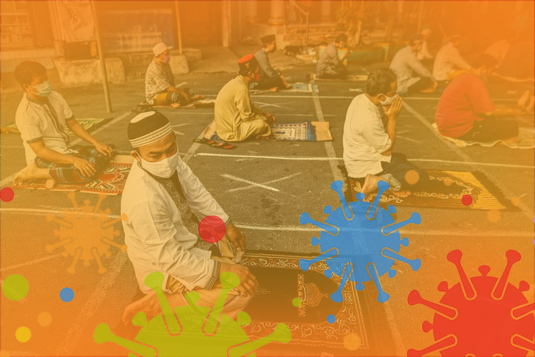 Zona Orange boleh Shalat Idul fitri