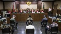 Terdakwa kasus dugaan korupsi pengelolaan dana dan penggunaan dana investasi pada PT Asuransi Jiwasraya