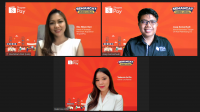 Foto 2 - ShopeePay menghadirkan program Semangat UMKM Lokal di kota Palembang dengan sesi talkshow bersama Eka Nilam Dari Head of Strategic Merchant Acquisition ShopeePay, Asep Somanhudi Ketua Komunitas
