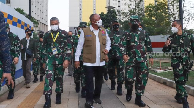 Kepala Badan Nasional Penanggulangan Bencana (BNPB) dan juga Ketua Satuan Gugus Tugas Covid-19, Ganip Warsito