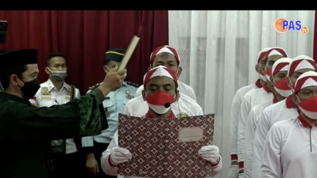 Ikrar kesetiaan NKRI Napi Terpidana Teroris