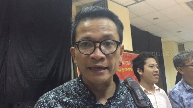 Direktur Amnesty International Indonesia HAM Usman Hamid di Jakarta