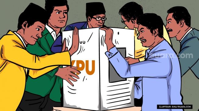 46505-ilustrasi-partai-politik-gaungkan-penundaan-pemilu-2024-suaracomema-rohimah
