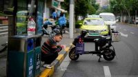 Suasana Lockdown kota Shanghai China