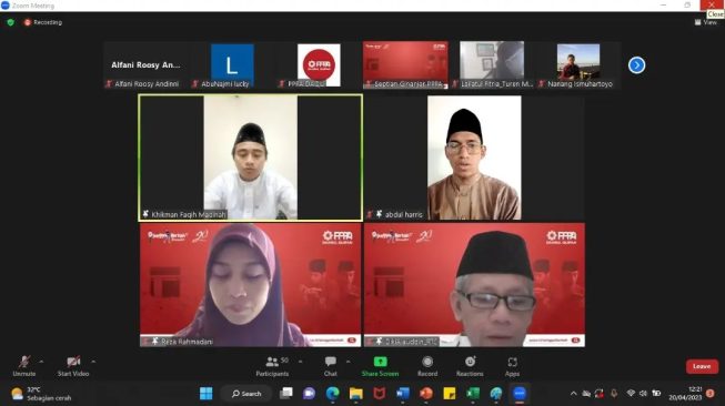 Suasana zoom meeting