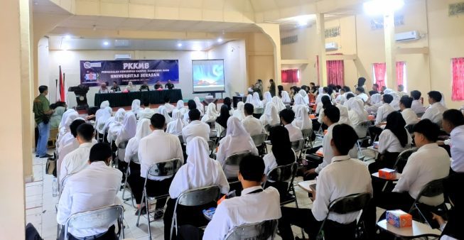 Kegiatan PKKMB di Universitas Serasan Muaraenim