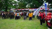 Pj Bupati Muaraenim mengajak masyarakat untuk melestarikan olahraga tradisional warisan leluhur dalam rangka HUT Kabupaten Muaraenim Ke-77 tahun 2023.