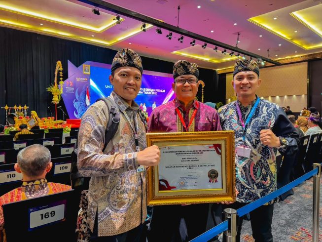 Biro SDM Polda Sumsel Raih Predikat WBBM dari Kemenpan RB