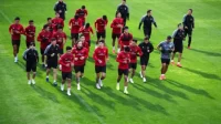 Timnas Indonesia saat menjalani latihan di Turki jelang laga Piala Asia 2023. (PSSI)