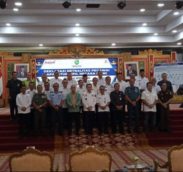 Hani Syopiar Rustam Resmi Teken Deklarasi Netralitas ASN untuk Pemilu 2024