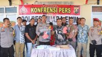Konferensi pers ungkap kasus penganiayaan yang tragis, menewaskan Riki Juliansyah di Mapolres Muaraenim