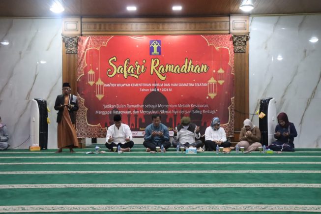 IMG-20240321-WA0018 Kemenkumham Sumsel Gelar Safari Ramadan Pertama di Rutan Palembang