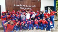 Ridho Yahya Ramaikan Senam Jantung di Kambang Iwak Palembang