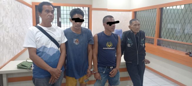 Apes! Dua Pria Ini Tertangkap Tangan Saat Hendak Curi Besi Pancang