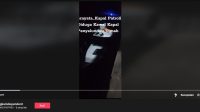 Tangkapan layar video diduga Kapal Patroli yang diduga mengawal aksi mulus dalam penyelundupan pasir timah keluar Pulau Bangka/SC: TikTok bangkaindependent