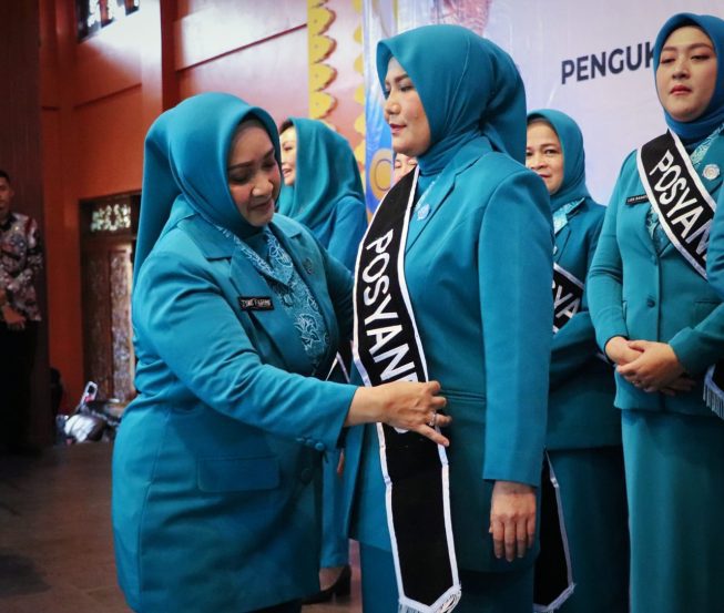 Pj Ketua TP PKK Muba Dilantik Sebagai Ketua Pembina Posyandu Kabupaten