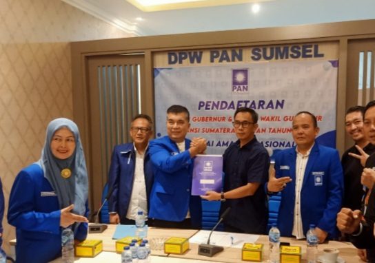 Gerak Cepat, Herman Deru Kandidat Pertama Ambil Formulir Cagub Sumsel di PAN