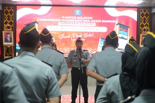 Kakanwil Kemenkumham Sumsel Ajak Jajaran Monitoring Keamanan Jelang Idulfitri