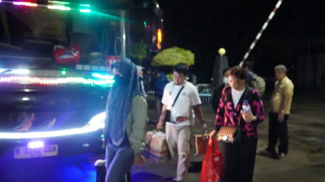 Alhamdulillah, Puluhan Peserta Mudik Bersama Kemenkumham Tiba di Bumi Sriwijaya