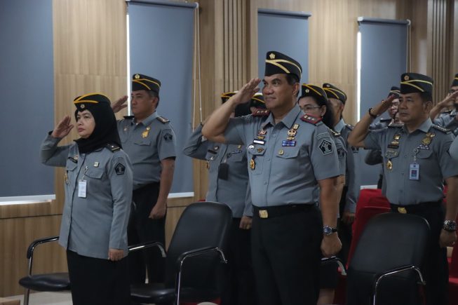 Apel Pegawai dan Halal Bihalal Idul Fitri 1445 H / 2024 M di Lingkungan Kementerian Hukum dan Hak Asasi Manusia secara daring