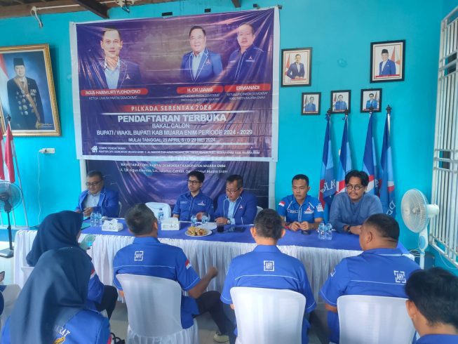 Demokrat Muaraenim Buka Pendaftaran Balon Bupati dan Wabup, Catat Tanggal Batas Pengambilan dan Pengembalian Berkasnya