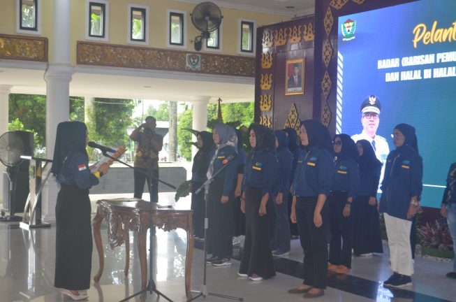 Srikandi BADAR Muaraenim Resmi Dilantik, Siap Dukung Pemerintah