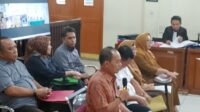 Ahmad Yusuf Wibowo menjadi saksi dugaan korupsi dana hibah KONI Sumsel 2021, di PN Tipikor Palembang, Senin (6/5/2024)