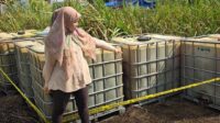 Tipidter Polda Sumsel Grebek Gudang Pengoplosan BBM Ilegal di Ogan Ilir