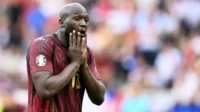 Penyerang Timnas Belgia, Romelu Lukaku tampil di Euro 2024. [Kirill KUDRYAVTSEV / AFP]