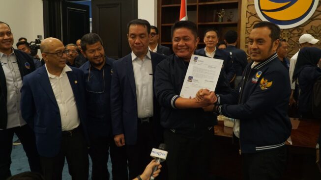 Sah! NasDem Resmi Usung Herman Deru-Cik Ujang di Pilgub Sumsel