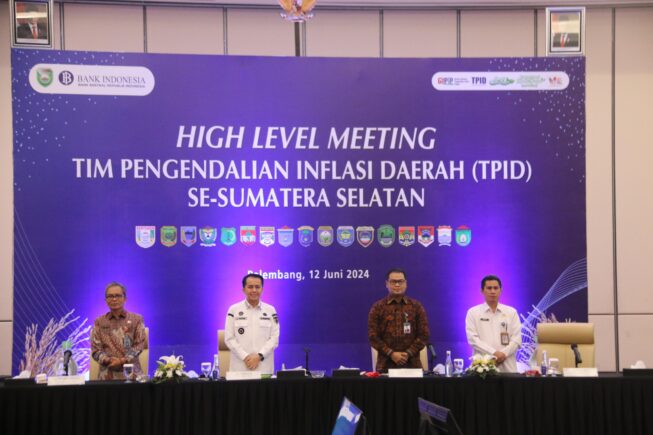 TPID se-Sumatera Selatan Adakan High Level Meeting, Kendalikan Inflasi Jelang Idul Adha 1445 H dan Libur Sekolah