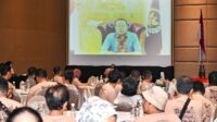 Press Gathering Koordinatoriat Wartawan Parlemen secara daring di Bandung, Jumat malam (8/6/24)